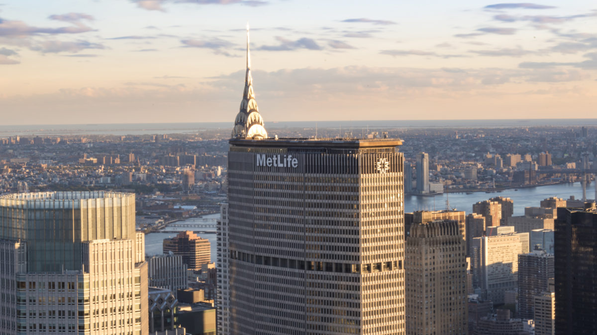 MetLife building standing tall in the city scape of New York City, Unites States.