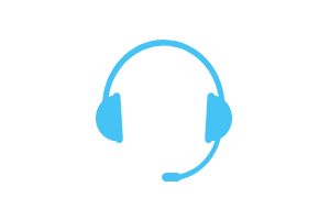 blue headset icon