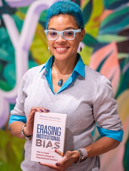 Dr. Tiffany Jana, award winning Author and Speaker on Bias, Privilege, Equity and Inclusion